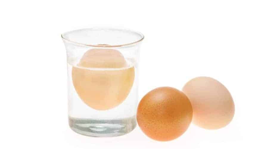 Si introduces un huevo en un vaso de agua y flota significa que el huevo no está en mal estado, solo que están más viejos, en cambio si se hunde quiere decir que es un huevo fresco.
