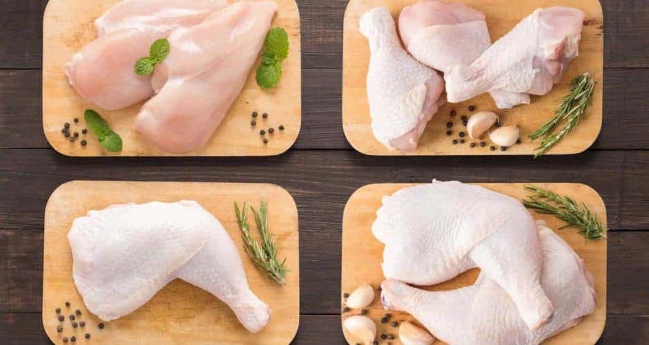 La cantidad de colesterol que contiene la carne de pollo no es elevada