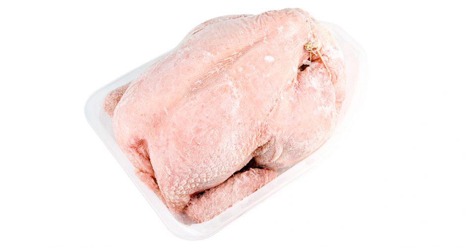 El pollo congelado ayuda a mantener su valor nutrimental
